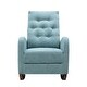 preview thumbnail 31 of 40, Velvet Rocking Chair with Side Pocket, Comfy Accent Chair with High Back, Upholstered Nursery Rocking Lounge Chair