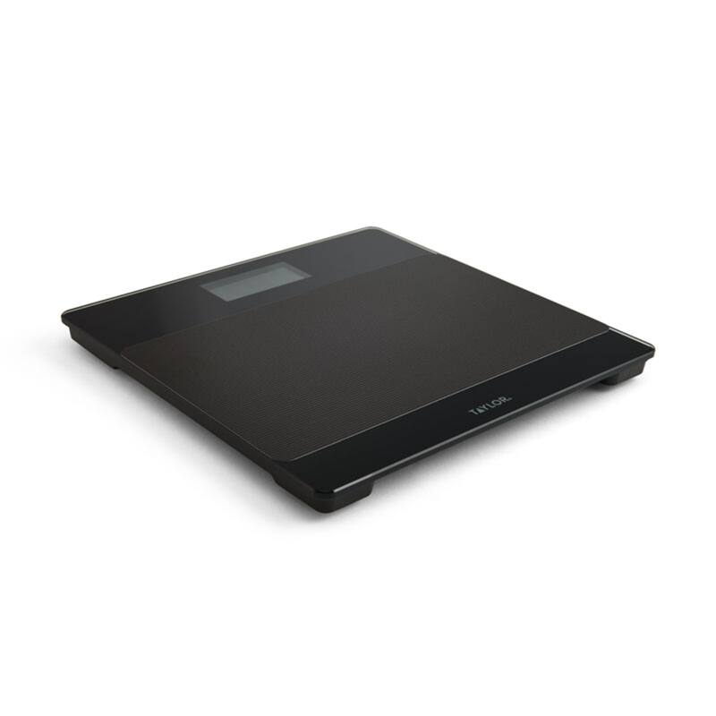 Taylor Digital Non-Slip Mat Bathroom, Black