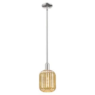 Innovations Lighting Downtown Urban - Preston - 1 Light 7" Jar Shade Stem Hung Mini Pendant