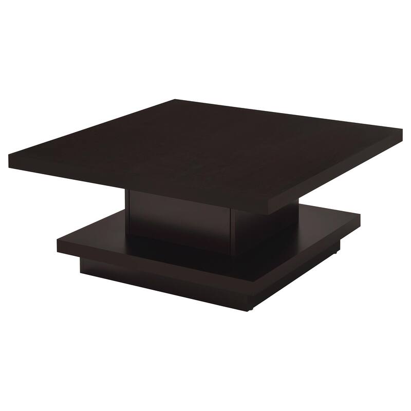 Haxton Cappuccino 3-piece Square Coffee and End Table Set