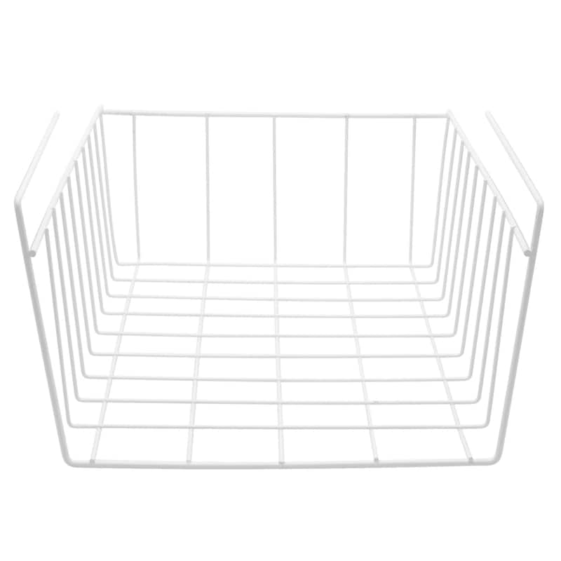 YBM Home Under Shelf Wire Basket Storage Organizer for Kitchen Pantry - Medium - 1-Pack