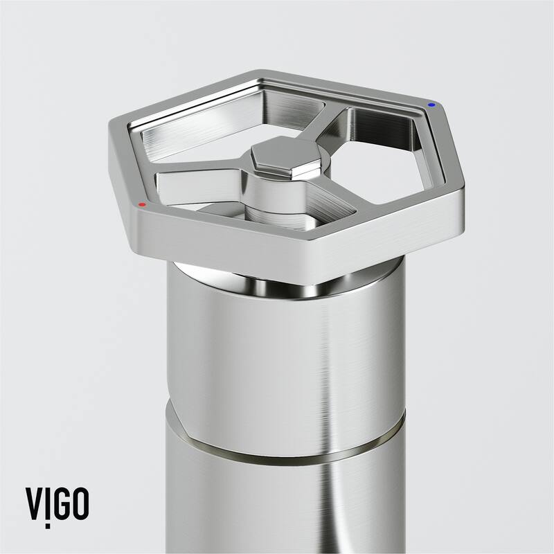 VIGO Ruxton 8" H Single Handle Single Hole Bathroom Faucet