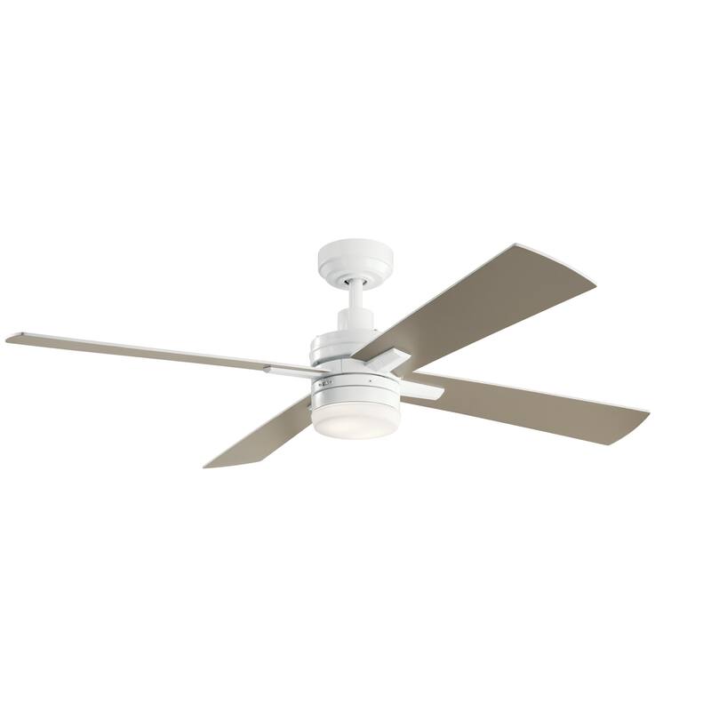 Kichler Lija 52" 4 Blade LED Ceiling Fan with Remote Control - White