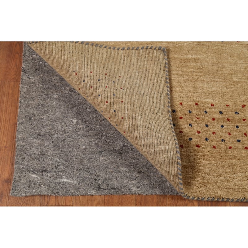 Tribal Gabbeh Indian Accent Rug Handmade Wool Carpet - 3'11"x 5'10"