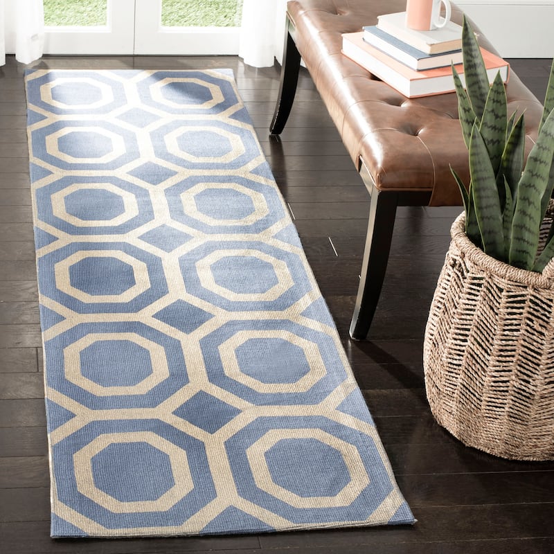 SAFAVIEH Handmade Cedar Brook Igbale Modern Jute Rug - 2'3" x 8' Runner - Grey/Gold