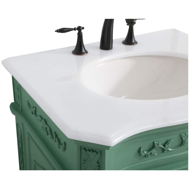 Elegant Lighting VF10127-VW Danville 27" Free Standing Single Basin