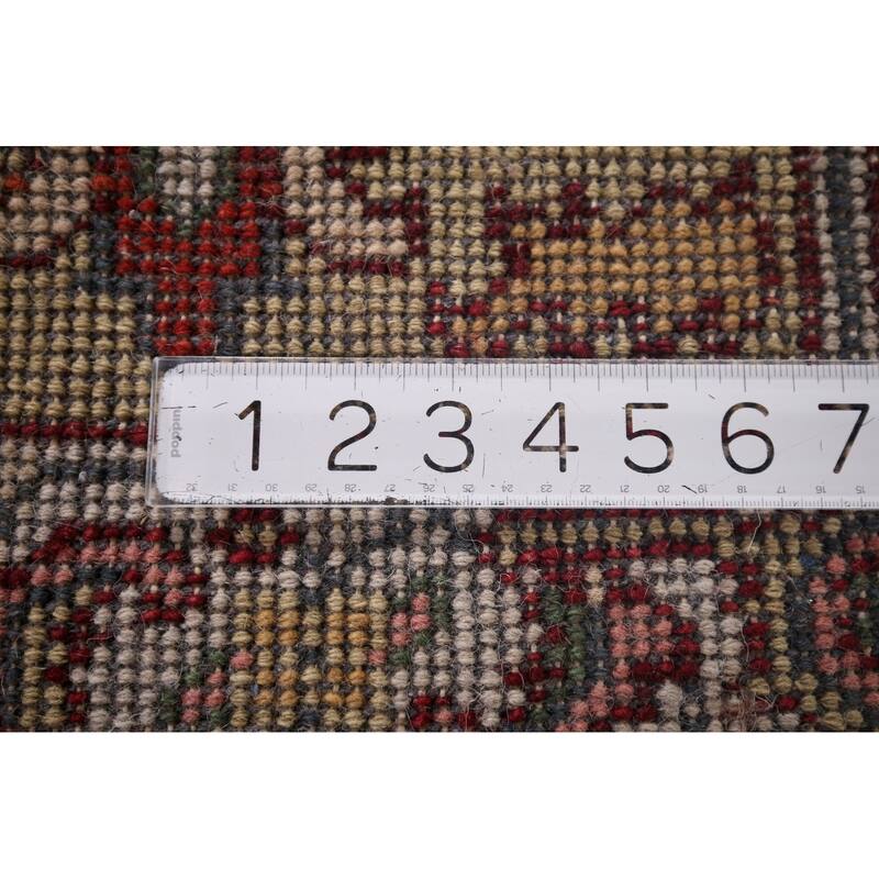 Floral Oushak Oriental Accent Rug Handmade Wool Carpet - 3'0"x 4'10"