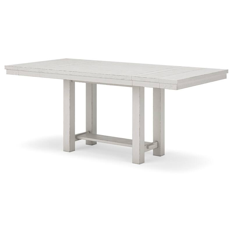 Signature Design by Ashley Robbinsdale Gray/White Counter Height Dining Table and 4 Bar stools
