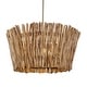 preview thumbnail 1 of 8, Uttermost Rhea 4 Light Wood Branch Chandelier - N/A