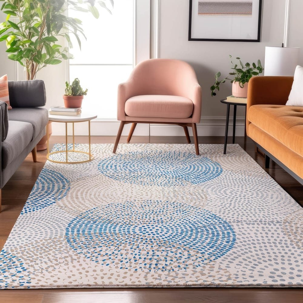 Premium Washable Super Soft Mosaic Geo Mayfield Rug