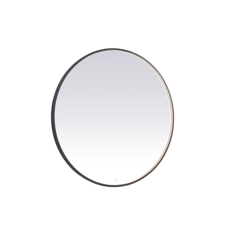 Indigo Home 45 inch LED mirror with adjustable color temperature - Black