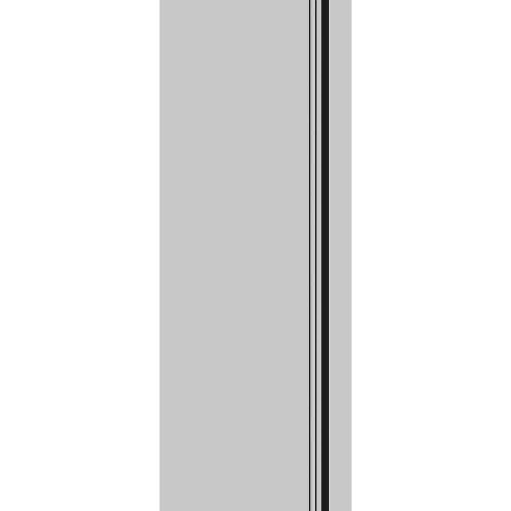 Slab Barn Door Panel 18 x 80 Planum 0011 Grey Matte with Sturdy Finished