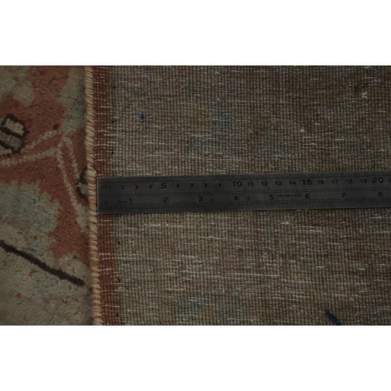 Hand Knotted Oriental 100% Wool Carpet Traditional Floral Pink Kerman Area Rug - 12' 8'' X 9' 8''