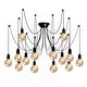 preview thumbnail 4 of 13, Bella Depot Modern Industrial Edison Lighting Adjustable Spider Light Cluster Chandelier. 14 Light