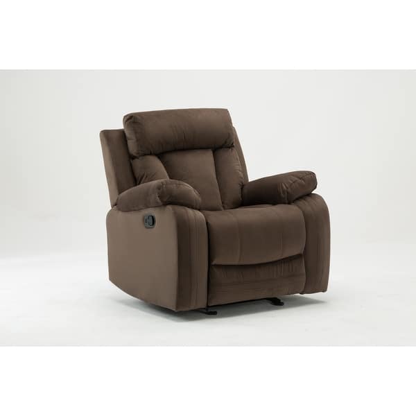 Microfiber Fabric Upholstered Living Room Recliner Chair Bed Bath