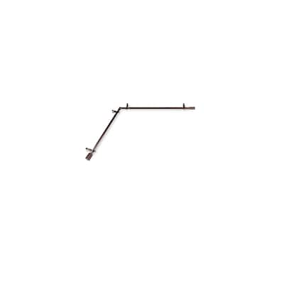 Gothic Glamour Curtain Rods Hardware Set - Steel Resin Finials 360 Rotation - M