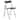 Menno Clear Acrylic Folding Chair, UV-Resistant Indoor/Outdoor Modern Dining Chair with Stainless Steel Frame