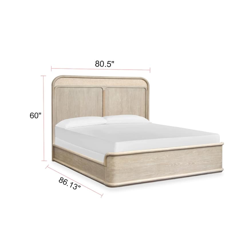 Salt Life Home Sunset Cove Sanibel Brown Panel Bed