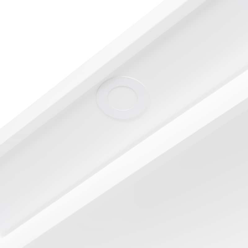 Queen Murphy Bed with Desk & Storage - Hidden Wall Bed with Cabinets and Shelves for Home Office, Includes Lighting