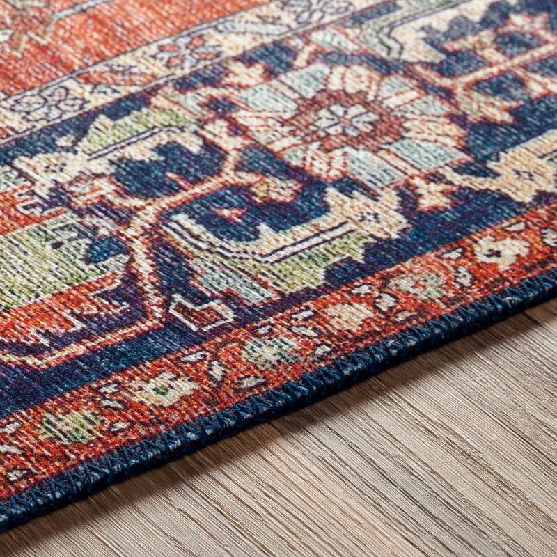 Livabliss Traditional Iris Medallion Area Rug