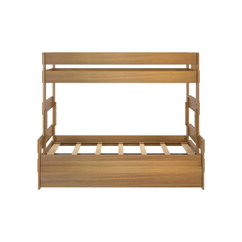 Max and Lily Farmhouse Twin over Full Bunk Bed with Trundle