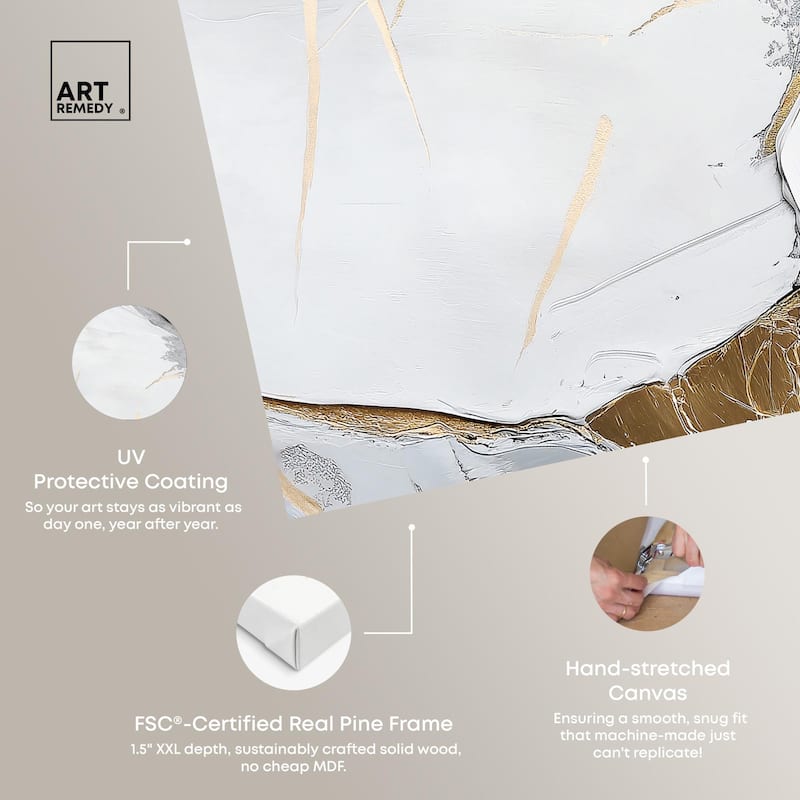 Cracks of Creation III Canvas Set of 2 by Art Remedy, Gallery Wrapped