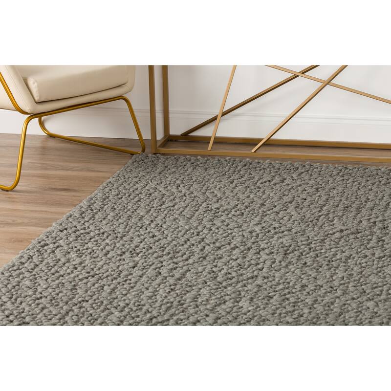 Addison Boulder Chunky Hand-loomed Wool Area Rug