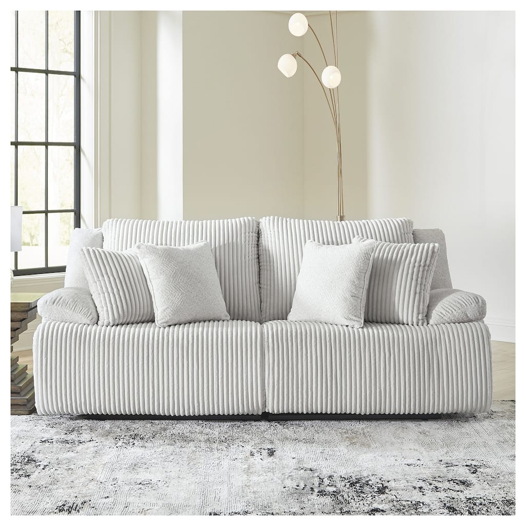 Signature Design by Ashley Top Tier 2-Piece Reclining Sectional Loveseat - 92"W x 40"D x 41"H