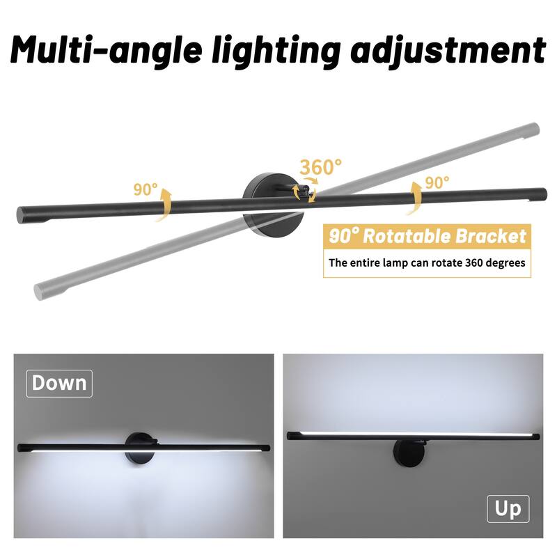 Dimmable Bathroom Vanity Light LED Bath Bar