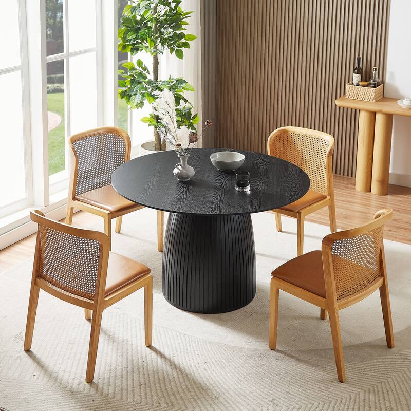 47.24 inch MDF Dining Table Kitchen Table Small Space Dining Table