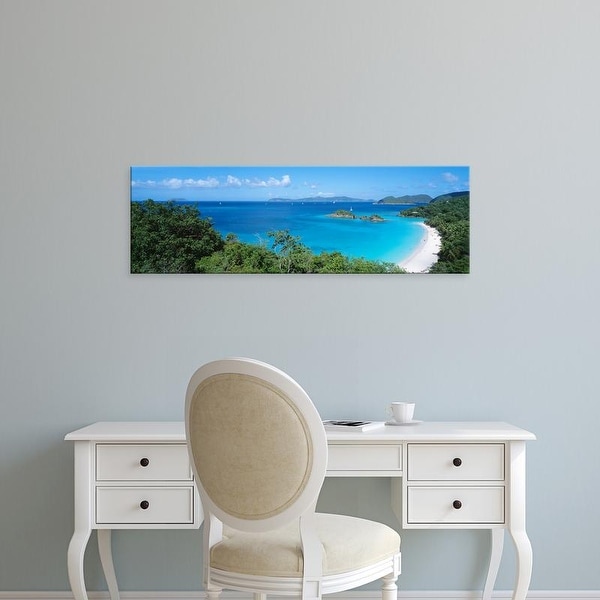Easy Art Prints Panoramic Images's 'Trunk Bay Virgin Islands National Park St. John US Virgin Islands' Canvas Art