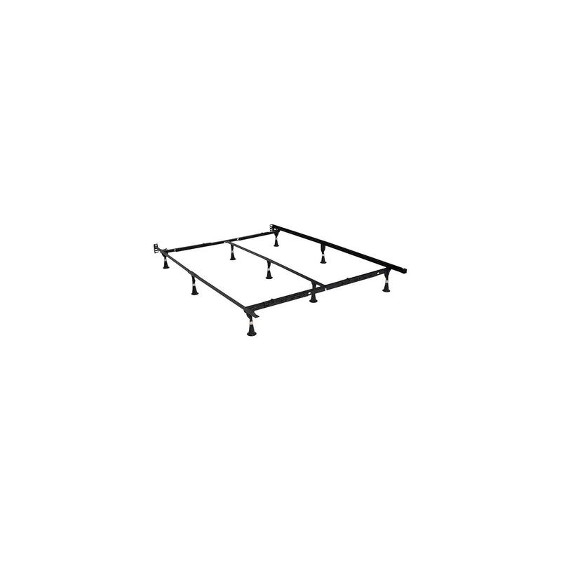 Modern Bed Frame - Steel Platform Bed, Easy Assembly, Compact Design, Black Finish, Twin Full Queen Size