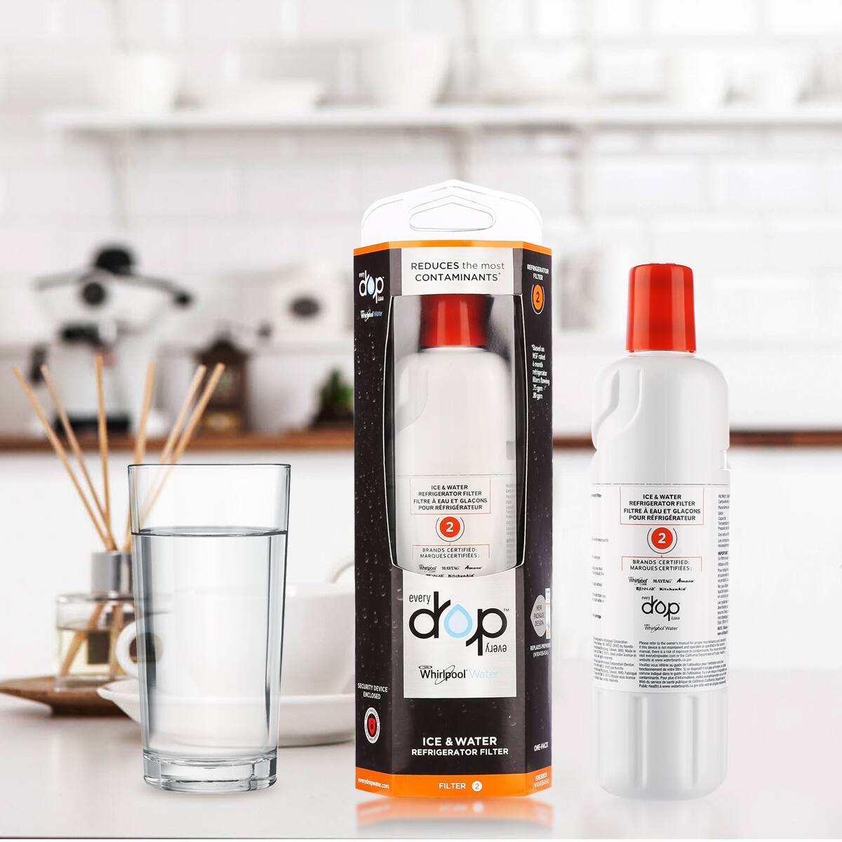 EDR2RXD1 by Whirlpool everydrop Refrigerator Water Filter 2
