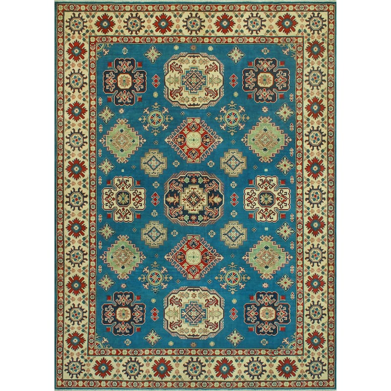 Noori Rug Kazak Ender Blue/Ivory Rug - 8'4" x 11'9"