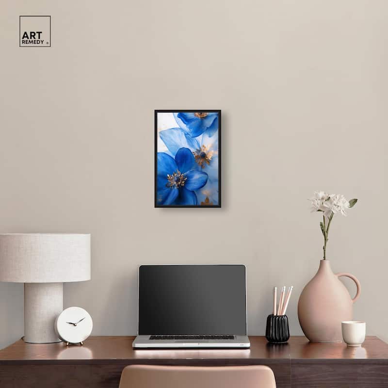 Twilight Teal Tint I Canvas by Art Remedy