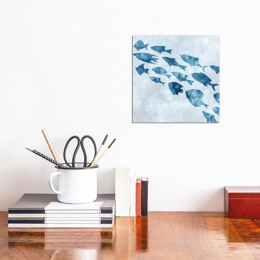 iCanvas "School of Fish II" by Kimberly Allen Canvas Print