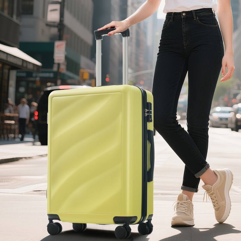 Luggage Set 3 Piece, Lightweight Durable ABS Suitcases with Spinner Wheels and TSA Lock, Carry-on & Checked Travel Luggage