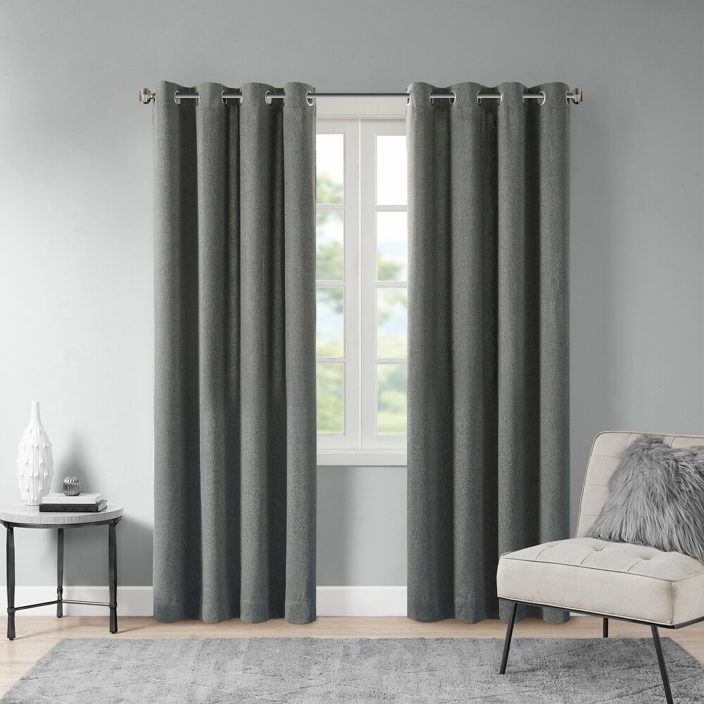 Black Punch Free Velcro Blackout Curtain Shading Anti-uv For Living Room  Bedroom Window Curtain Easy Install Drapes Kitchen