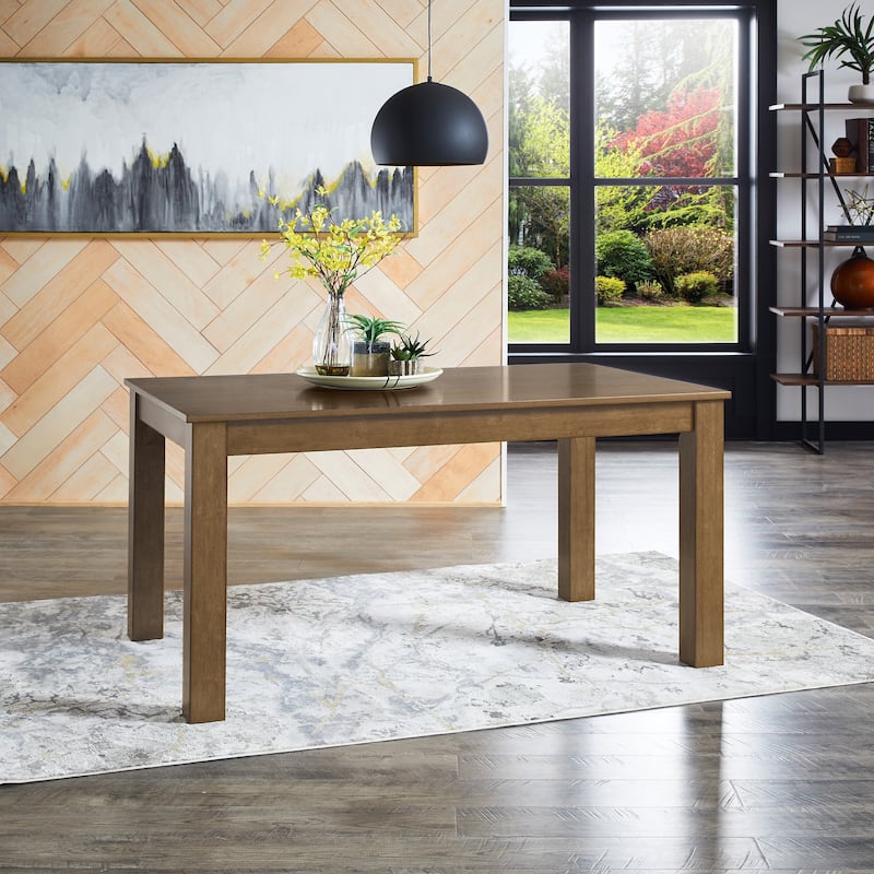 Harstad 60" Wood Finish Parson Dining Table by iNSPIRE Q Modern
