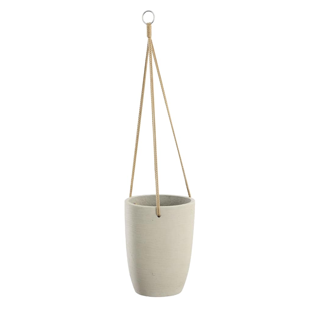 Cassandra Lightweight Concrete Pot Planter, Grey