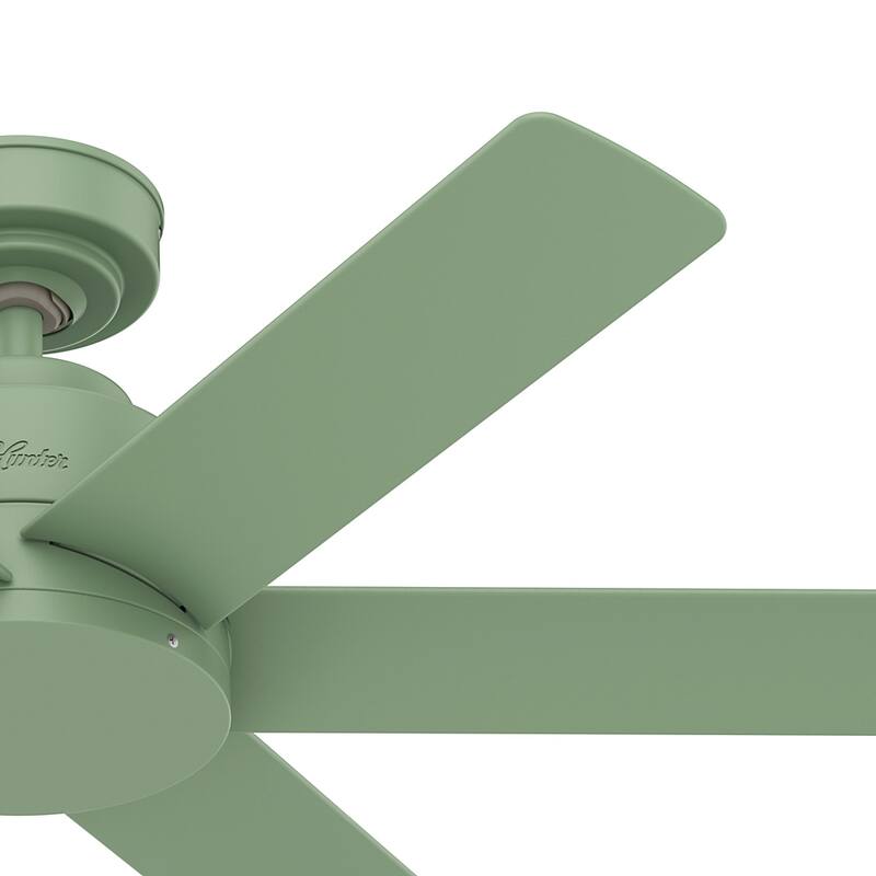 Hunter 44" Kennicott Outdoor Ceiling Fan with Wall Control, Damp Rated - Industrial, Contemporary, Transitional