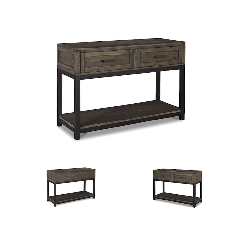 Signature Design by Ashley Denisenko Casual Sofa Table Grayish Brown