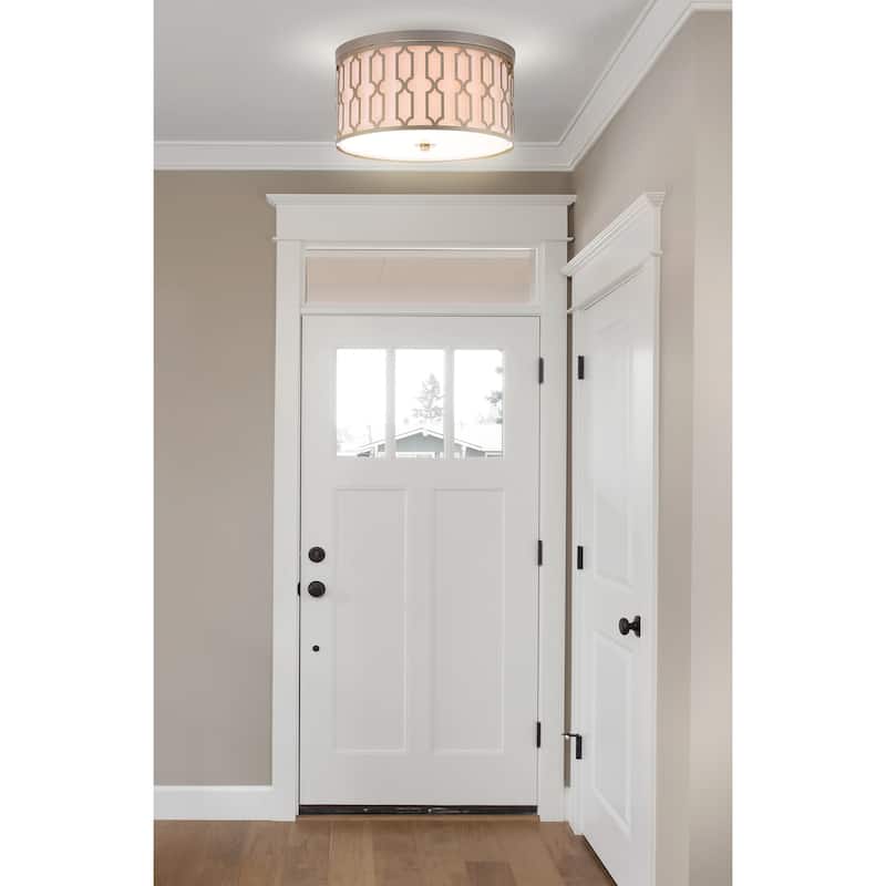 Thatcher Metal LED Flush Mount, by JONATHAN Y