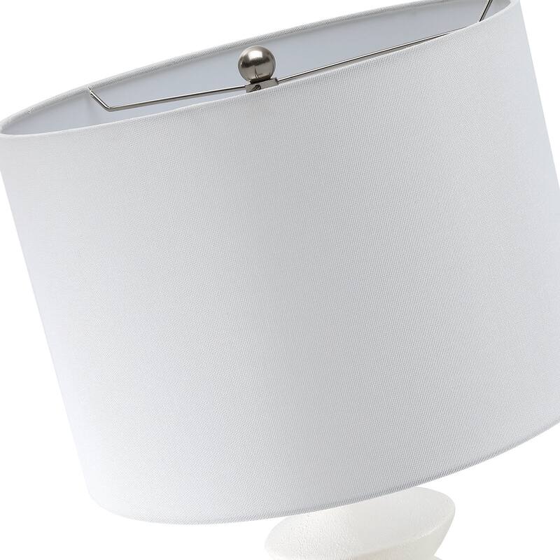 Fulham 3-Way Ceramic Table Lamp with Drum Shade - 25 in. H