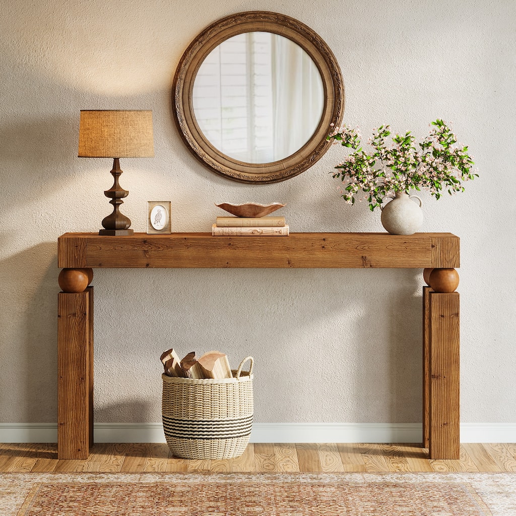 Solid Wood Entryway Table