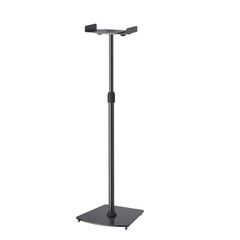 ErgoAV 1-Pair Adjustable Height Bookshelf Speaker Stands