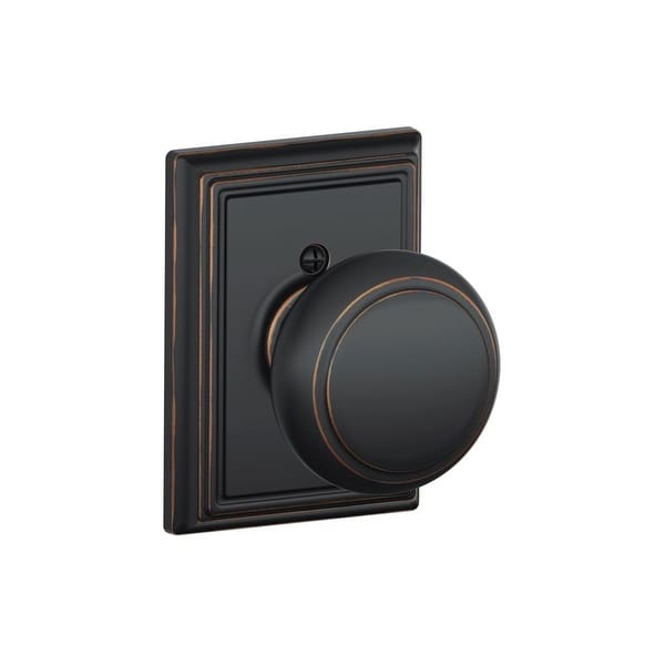 Schlage F170 And Add Andover Non Turning One Sided Dummy Door Knob