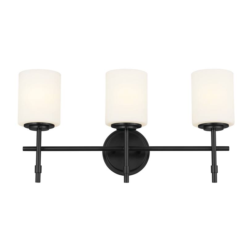 Kichler Lighting Ali 23.25 in. 3-Light Black Vanity Light