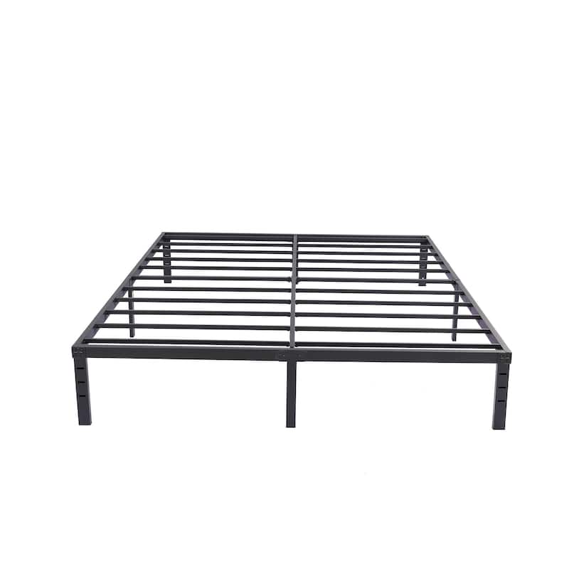 NNV 14" 3500 lbs Heavy Duty Bed Frame, Duty Steel Slat Metal Bed Frame