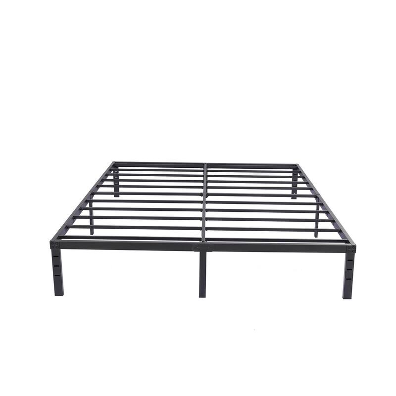 NNV 14" 3500 lbs Heavy Duty Bed Frame, Duty Steel Slat Metal Bed Frame